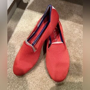 Rothy’s new with box rounded toe flats 7.5 paprika NEW